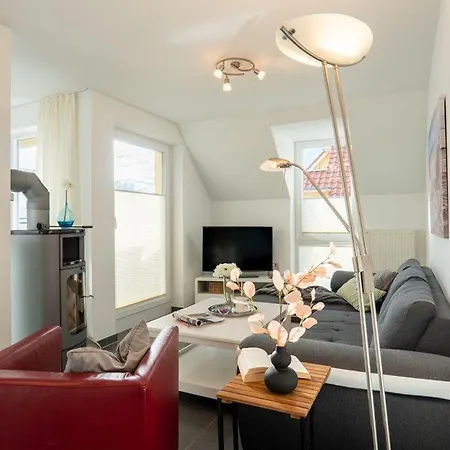 Апартаменты Strandpark-grossenbrode-haus-windrose-wohnung-13 Гросенброде