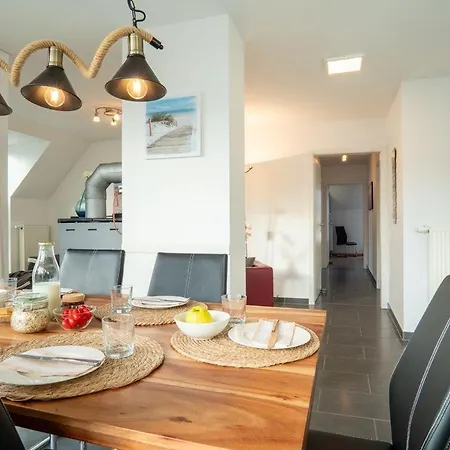 Апартаменты Strandpark-grossenbrode-haus-windrose-wohnung-13 Гросенброде