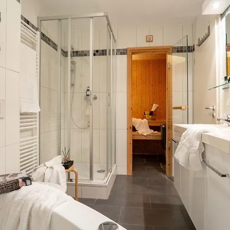 Апартаменты Strandpark-grossenbrode-haus-windrose-wohnung-13 Гросенброде